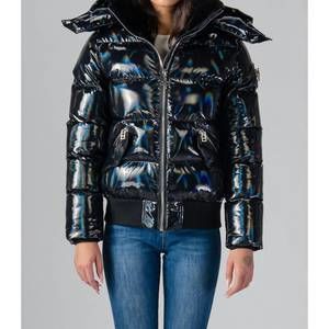 NEW WOODPECKER woody bomber jacket in oily black